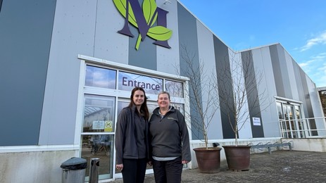 staff at milestone garden centre