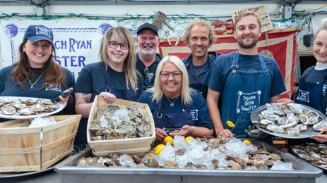 people at Stranraer Oyster Festival