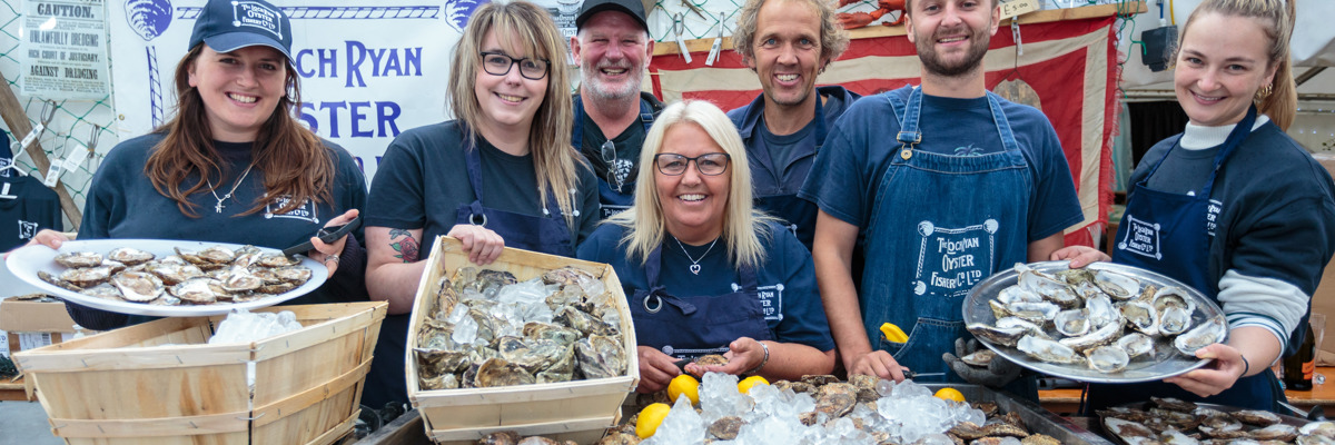 people at stranraer oyster festival