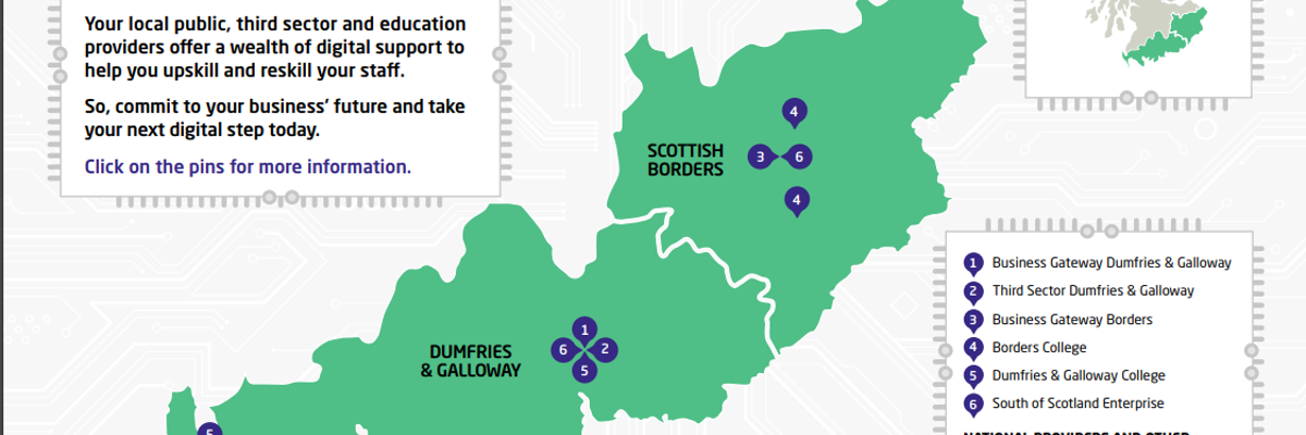 map of south of scotland